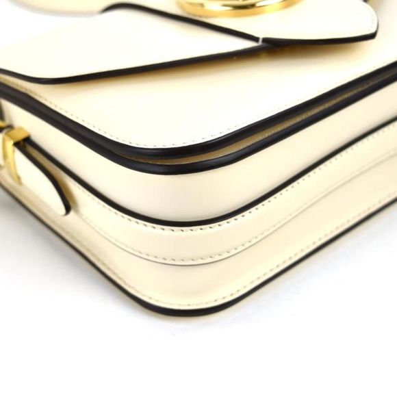 Louis Vuitton Point Neuf Shoulder Bag Smooth Leather Claim White Beige - Picture 6 of 16